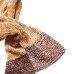 Cashmere blend and Mohair melange Throw with Fox fur rounded ribbon 